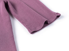 Silky Knitted Top | Purple