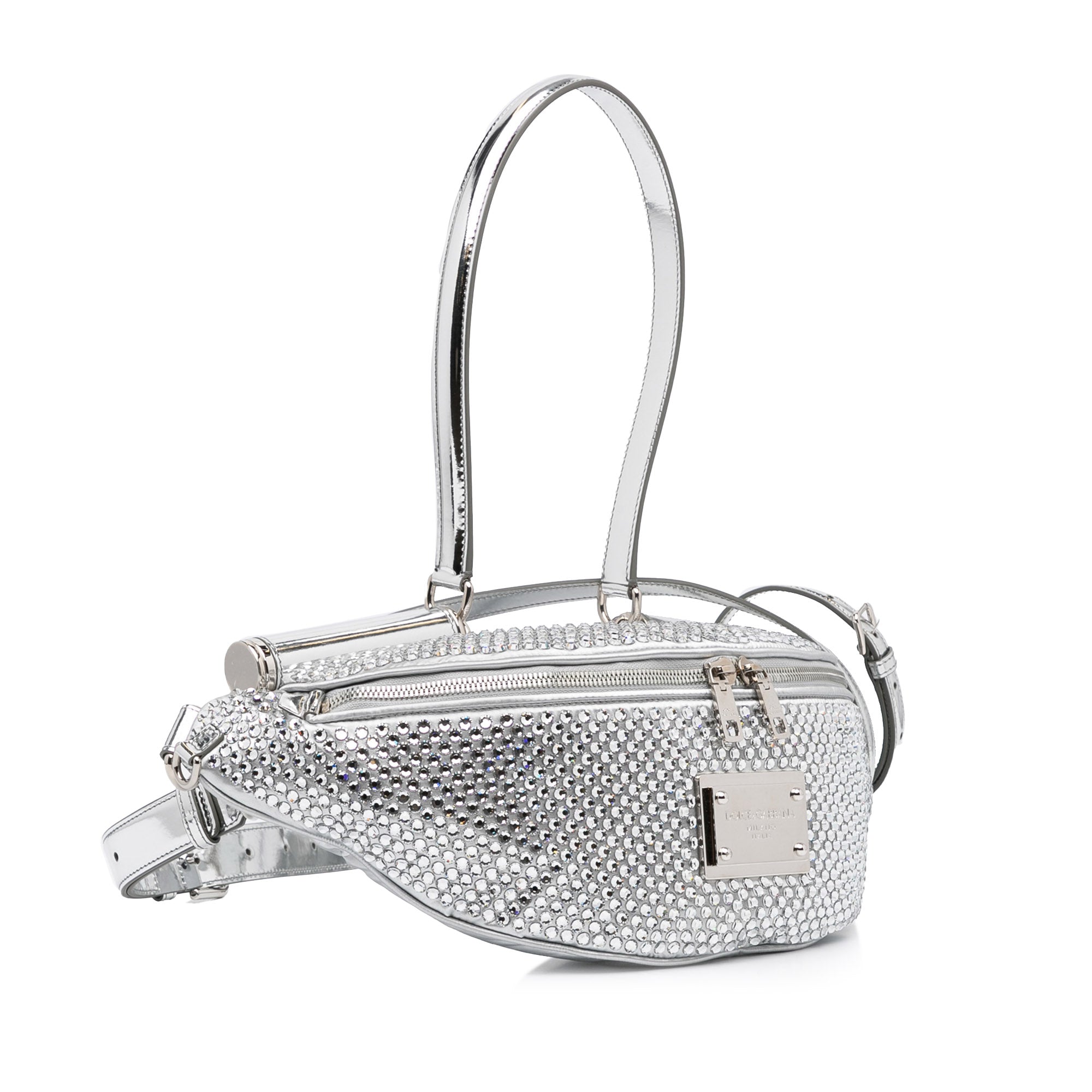 Dolce & Gabbana | Pre-Owned Miss Sicily Belt Bag | Silver
