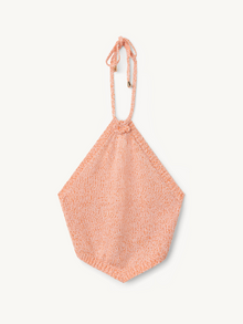 Teresa Scarf Top | Peach Sequin