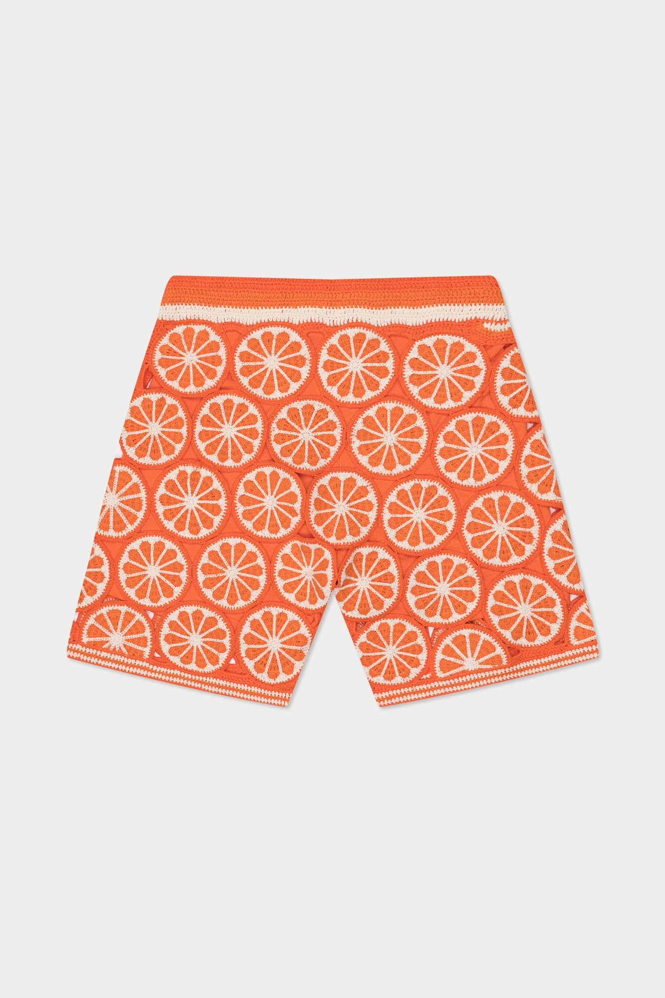 Orange Crochet Short | Orange
