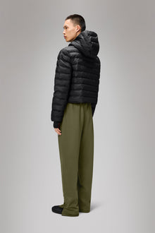 RAINS Lohja Short Puffer Jacket Black Jacket