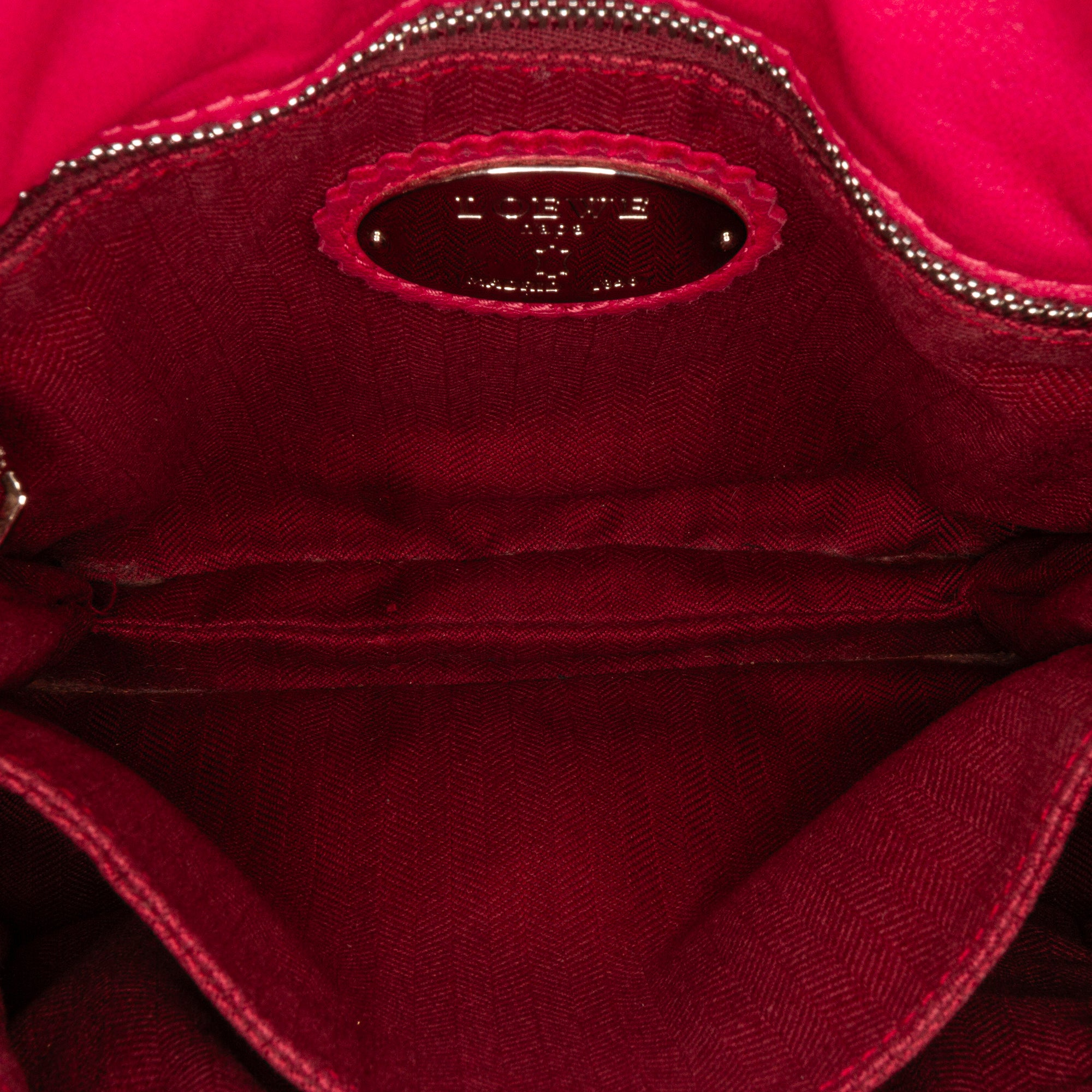 LOEWE | Pre-Owned Small Leather Flamenco Crossbody Bag | Pink