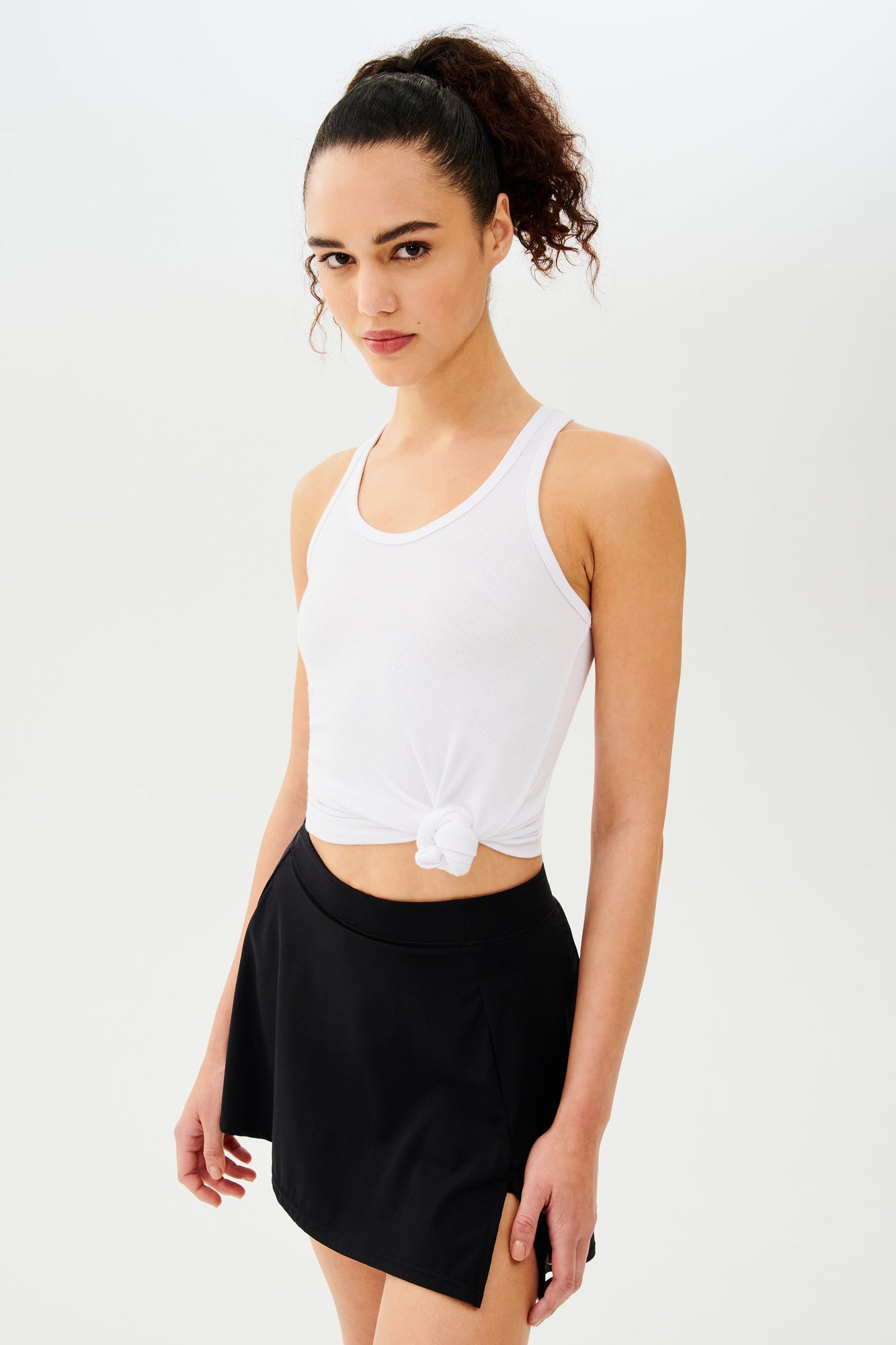 Venus High Waist Rigor Skort | Black
