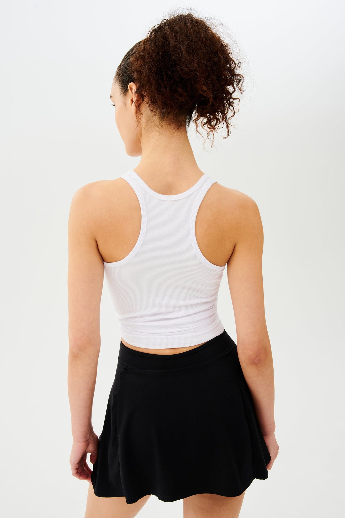 Venus High Waist Rigor Skort | Black