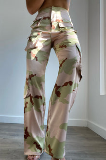 Pina Cargo Pant | Neutral Camo