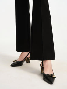 High Waist Flared legs Pants | Black