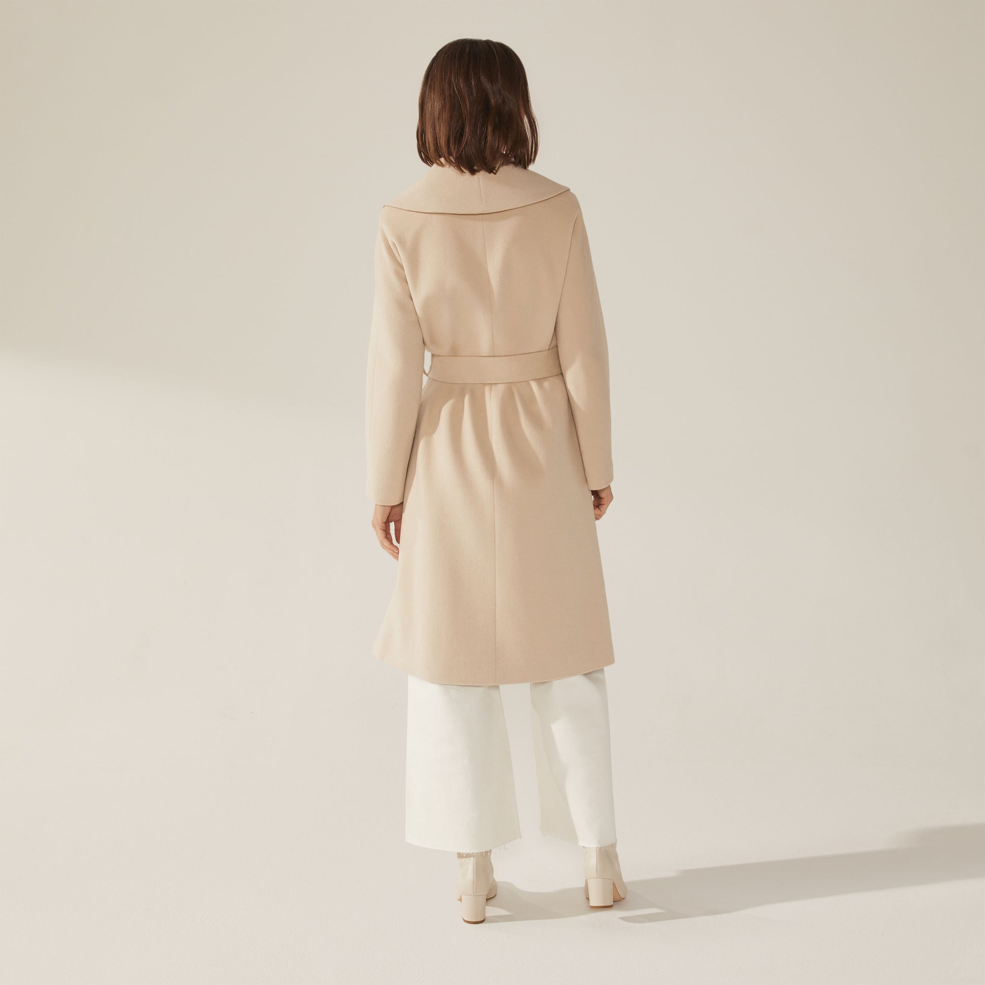 Womens | Brigette Cashmere-Wool Robe | Beige