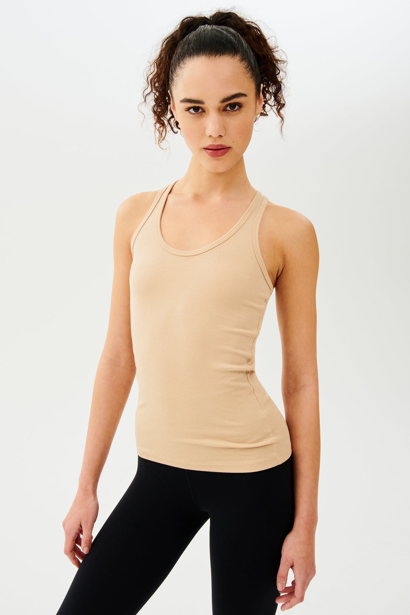 Ashby Rib Tank | Nude