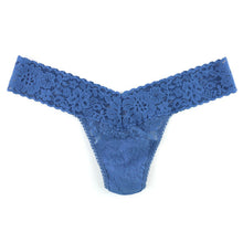Daily Lace Low Rise Thong | Storm Cloud Blue