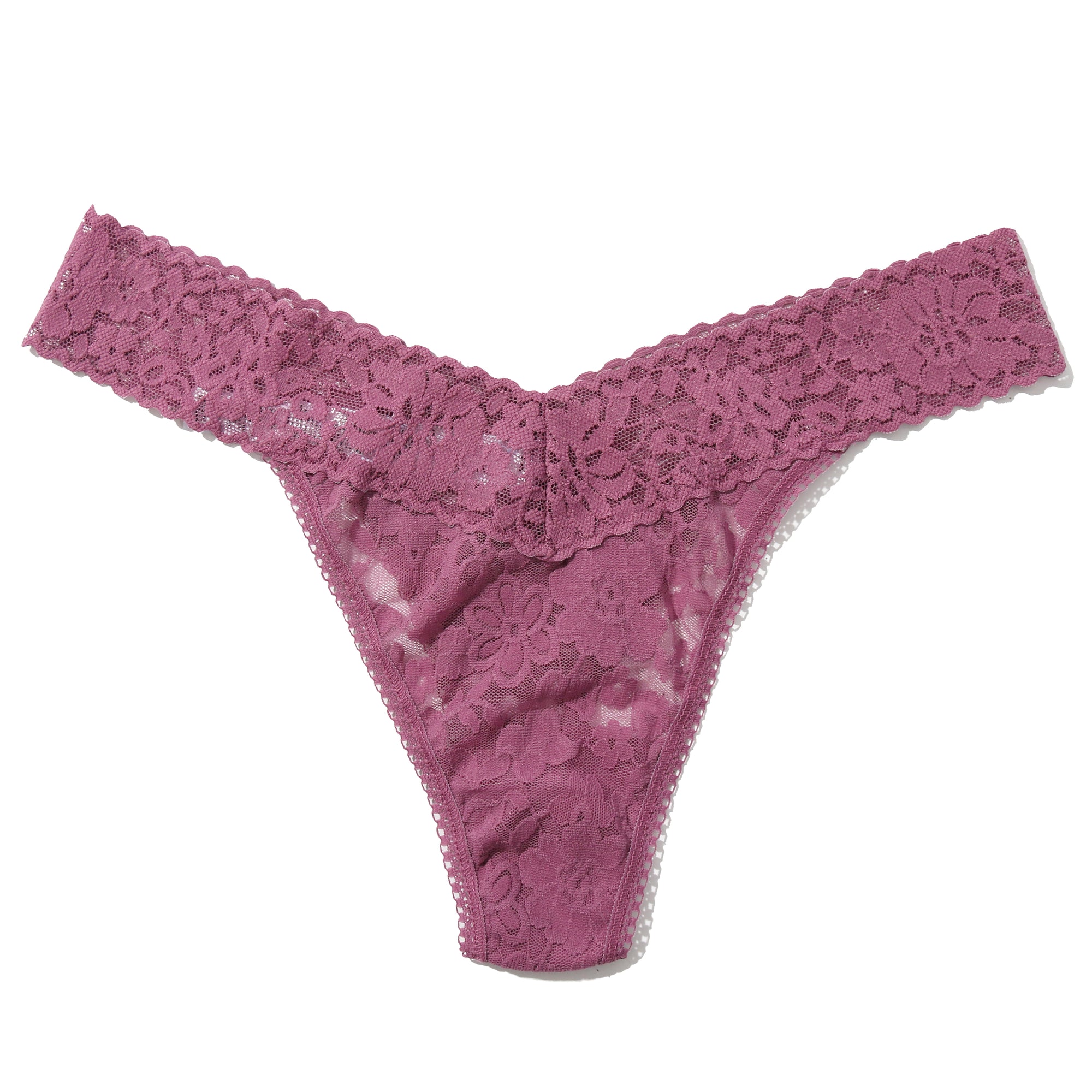 Daily Lace Original Rise Thong | Grape Jelly