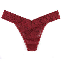Daily Lace Original Rise Thong | Shiraz Red