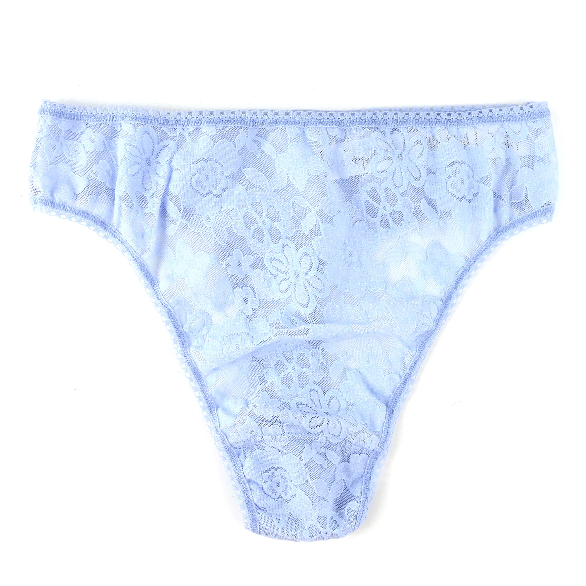 Daily Lace High-Cut Thong | Fresh Air (Blue)