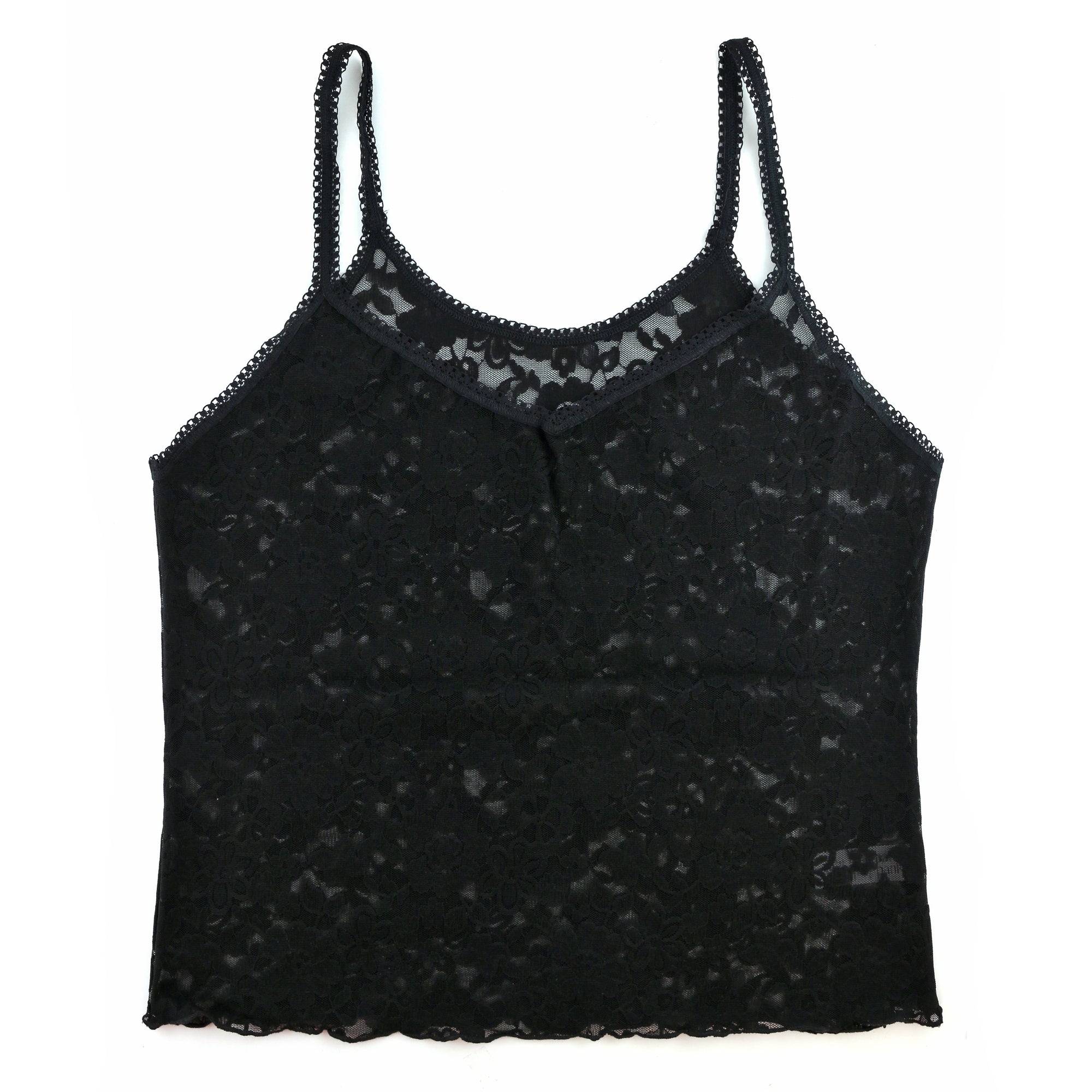 Daily Lace Strappy Camisole | Black