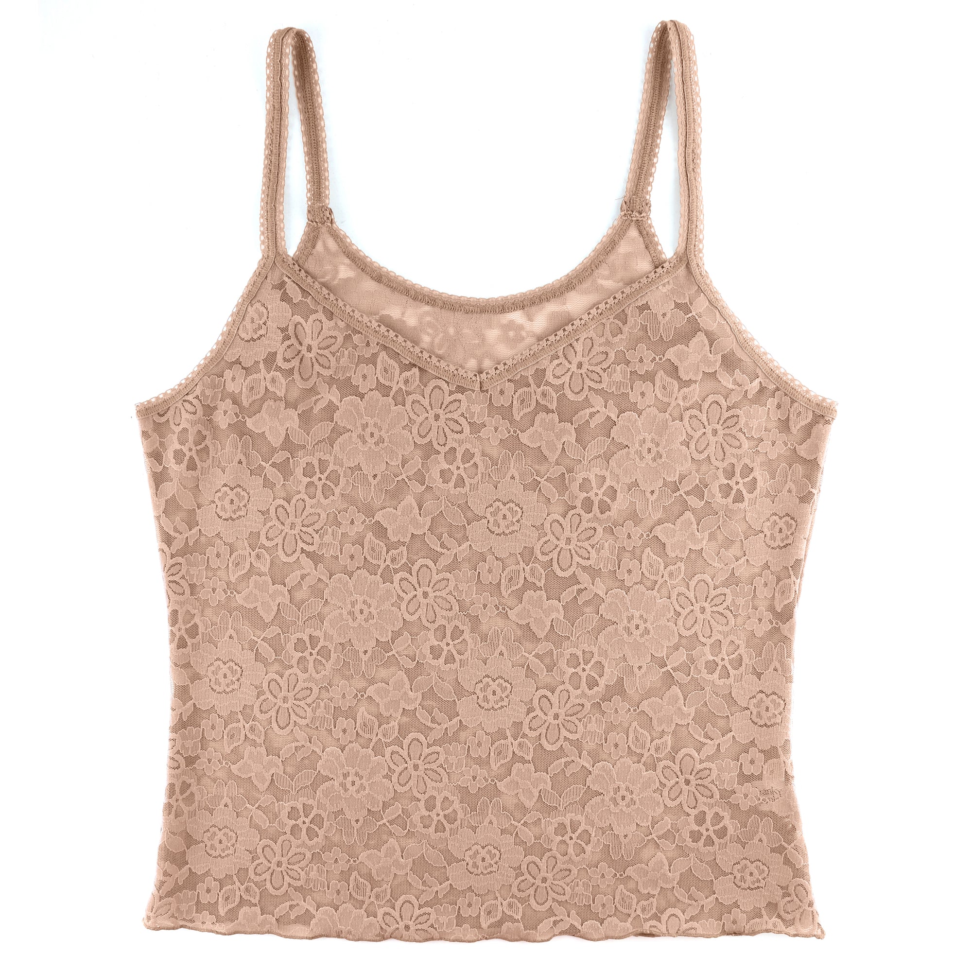 Daily Lace Strappy Camisole | Taupe