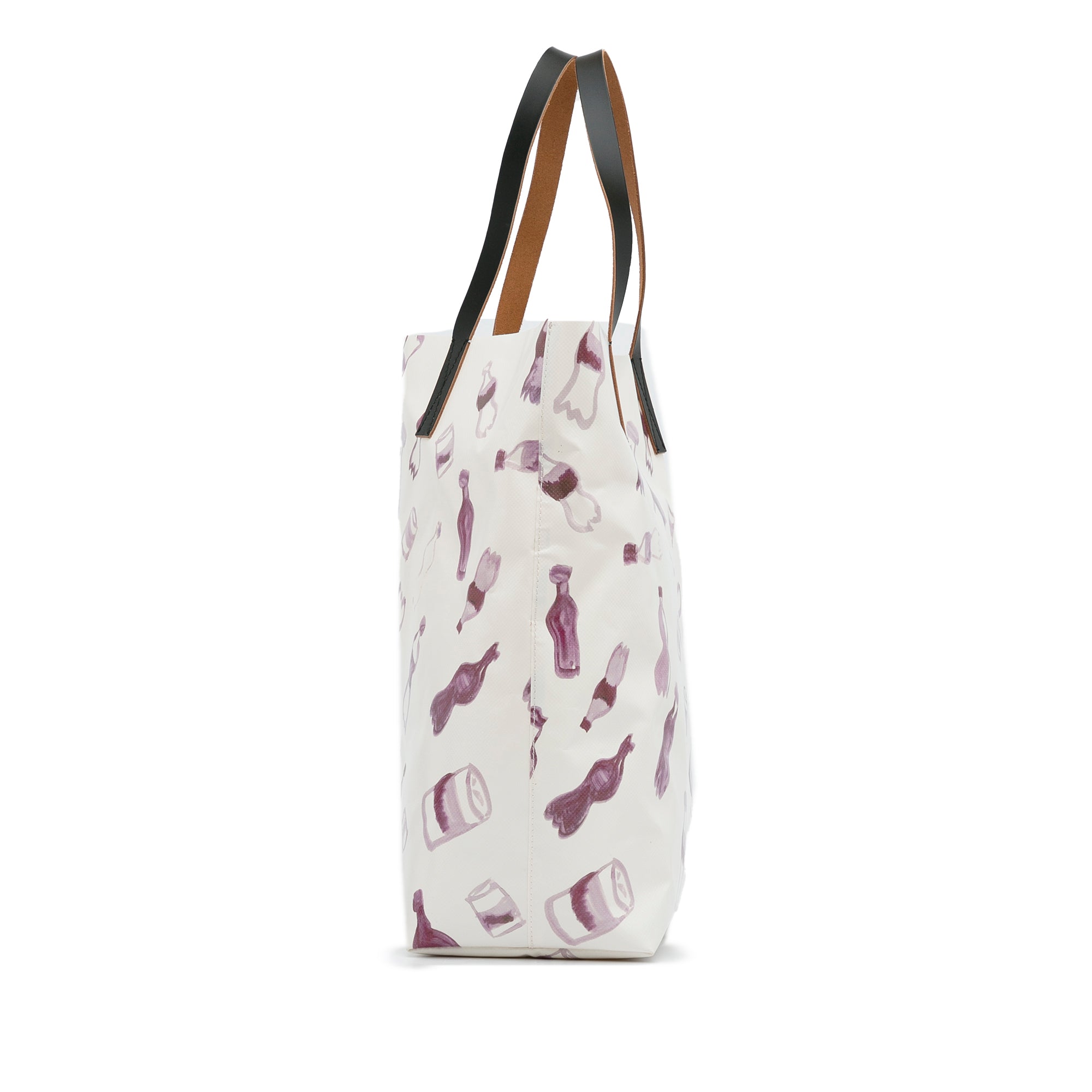 Marni | Pre-Owned Printed Tote Bag | White