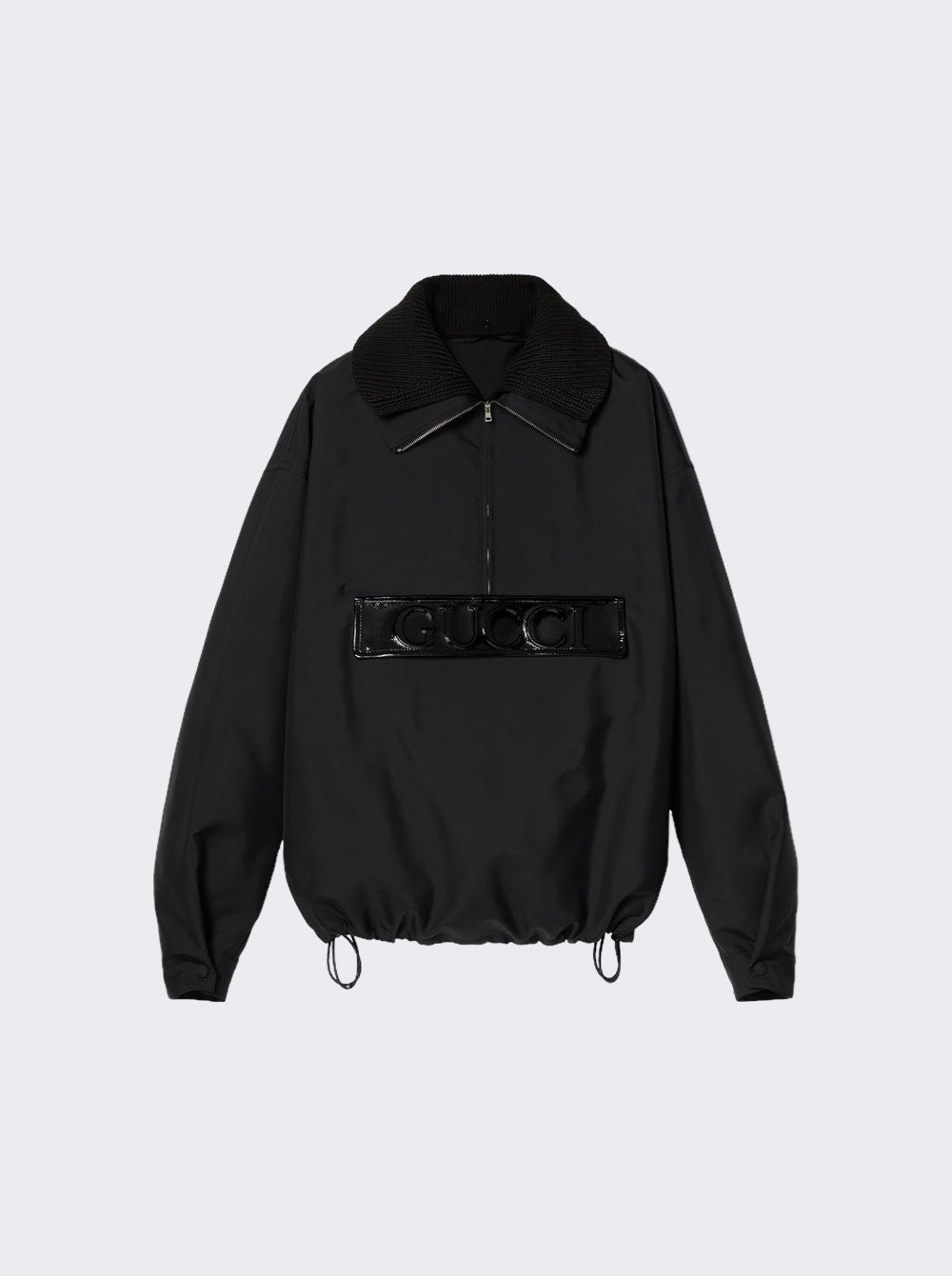 Women | Gucci | Techno Gabardine Caban Pullover | Black