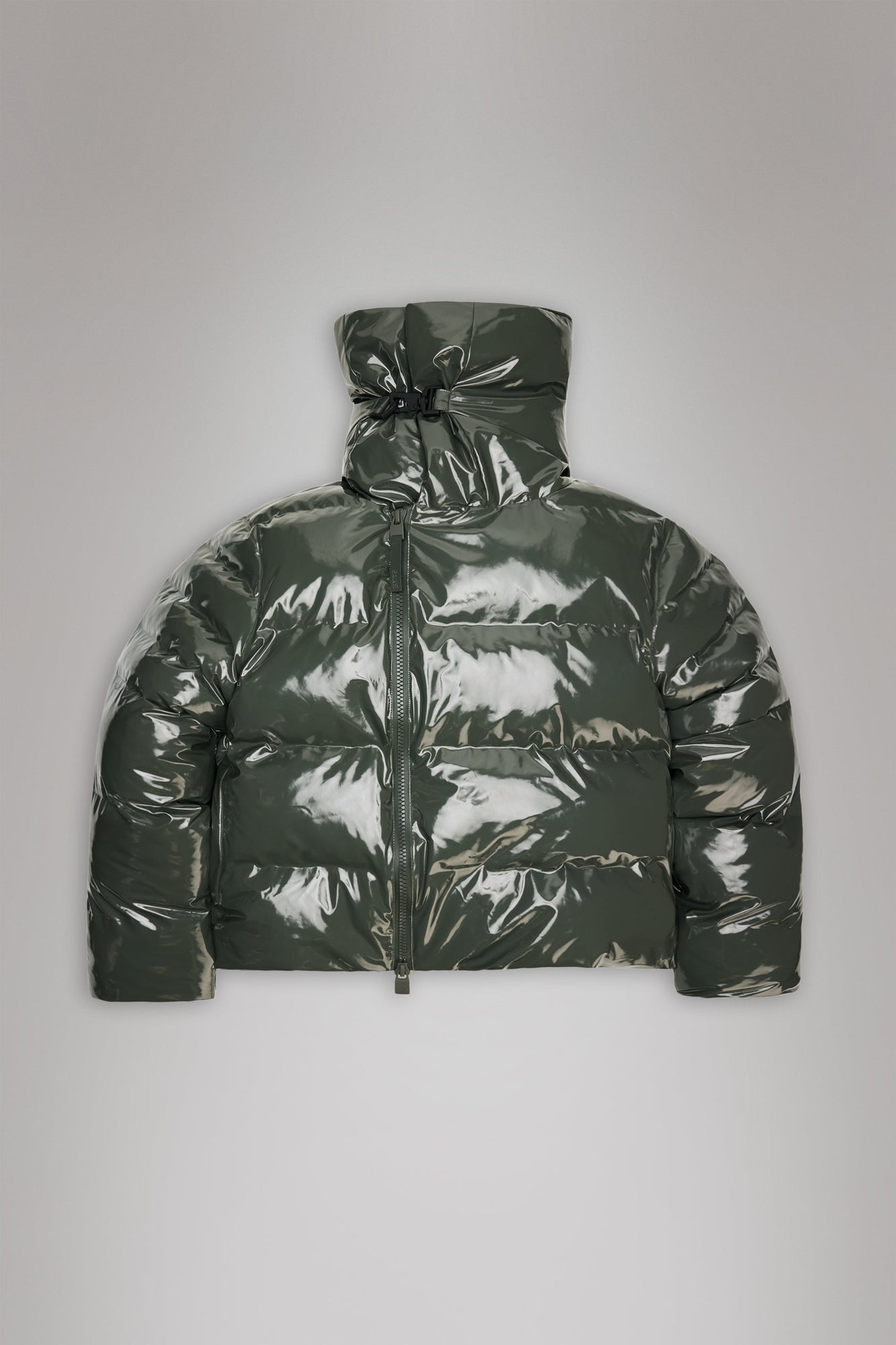 Rains Alta Vision Short Puffer Jacket Swamp Jacket