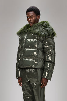 Rains Alta Vision Fleece Jacket Swamp Jacket