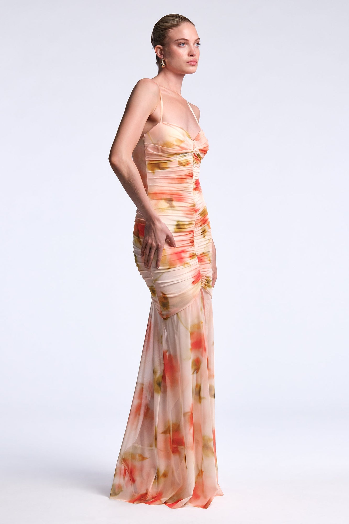 Soraya Gown | Floral Echo Print