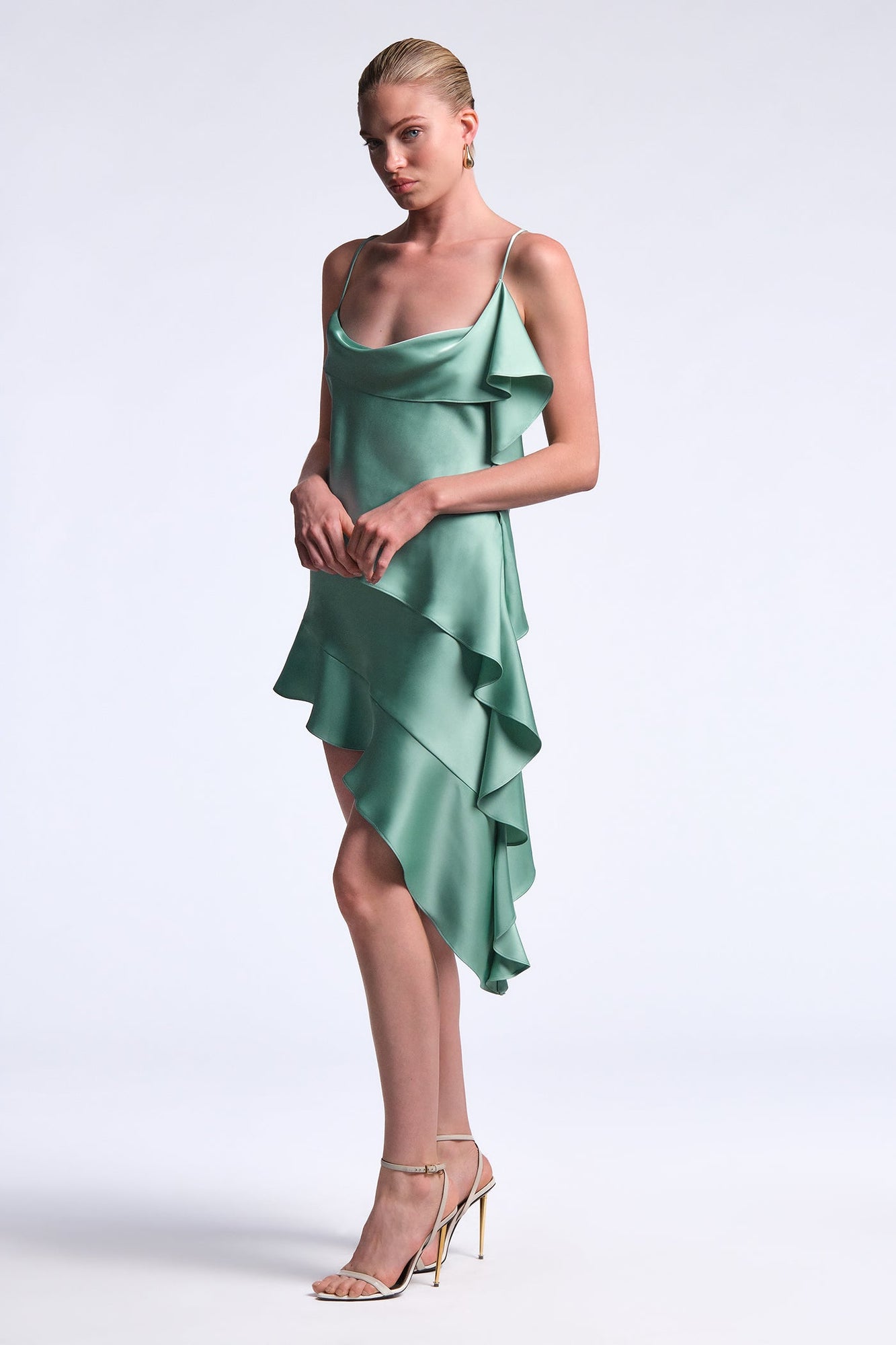 Fiona Dress | Eucalyptus