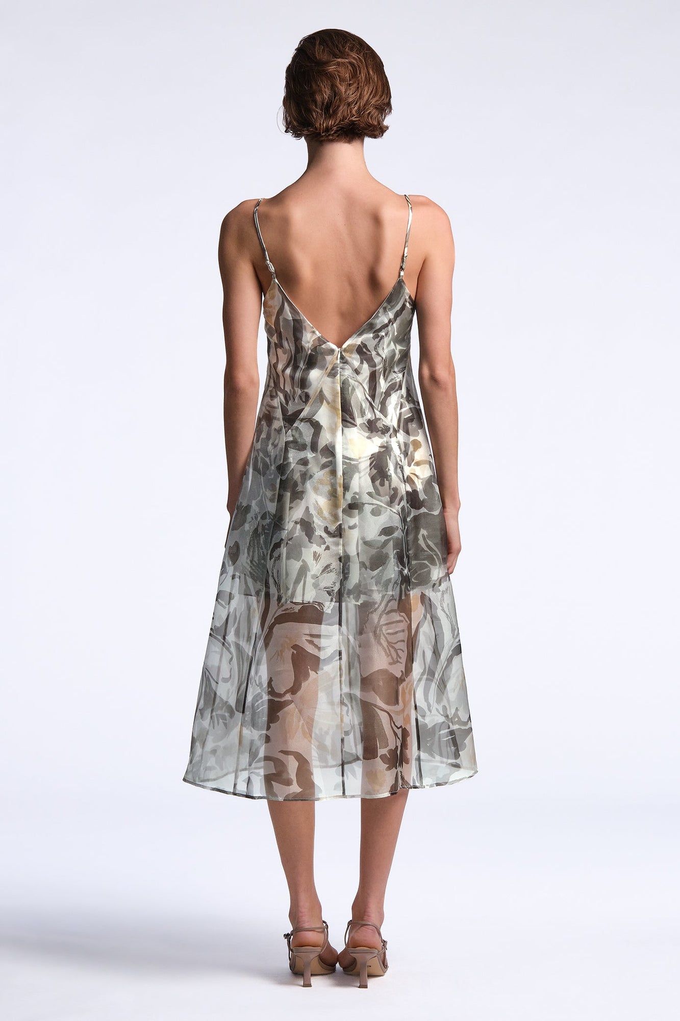 Lorelie Dress | Abstract Garden Print