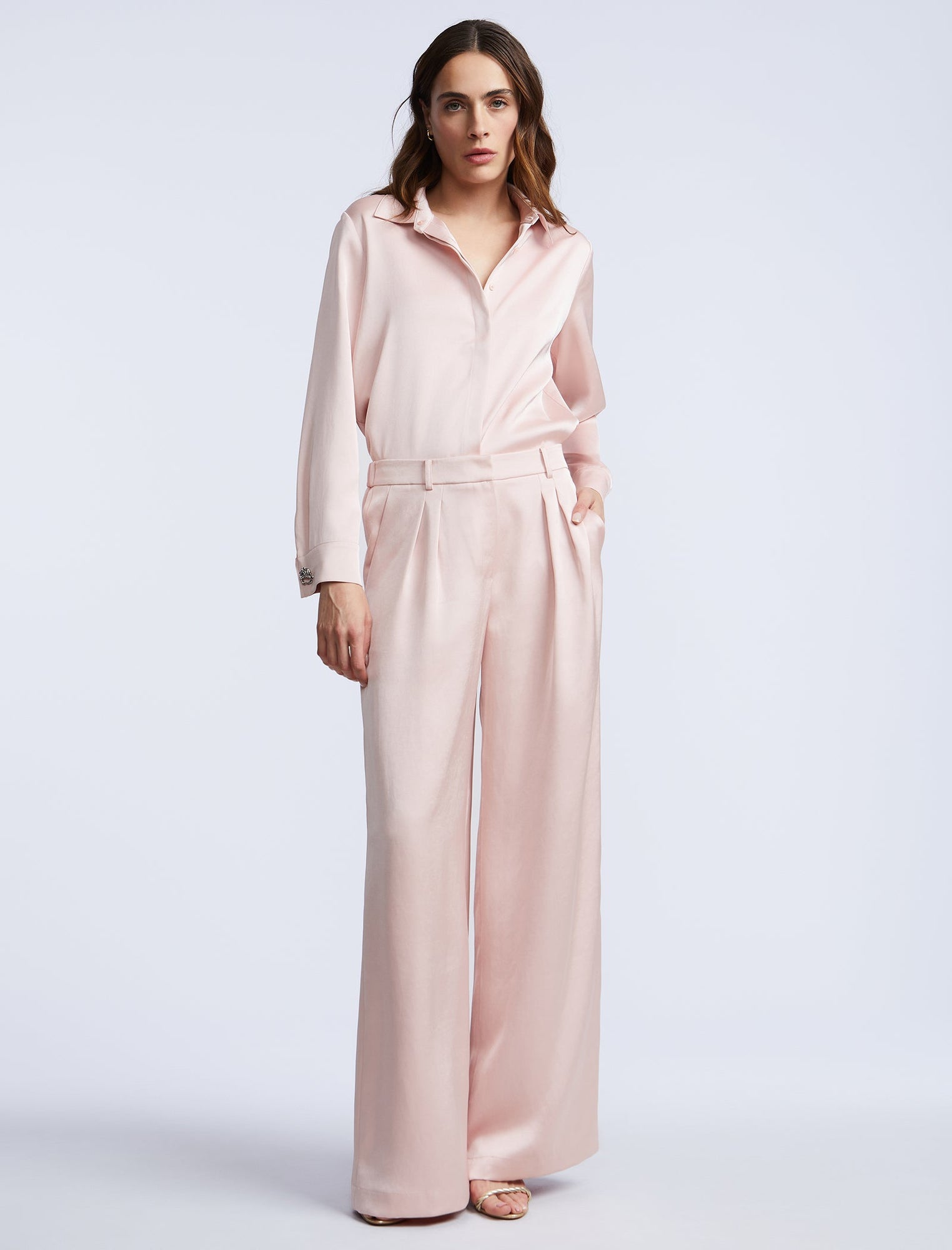 Washed Relaxed Tailored Pant | Blossom