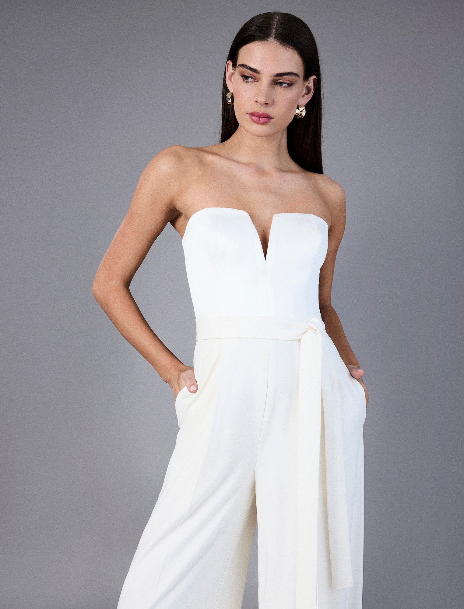 Mixed Media Jumpsuit | Jasmine
