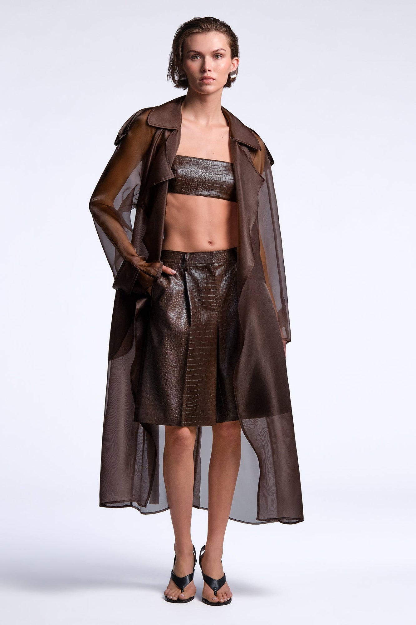 Adelle Trench | Chocolate