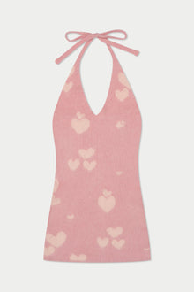 Hearts Knit Dress | Pink