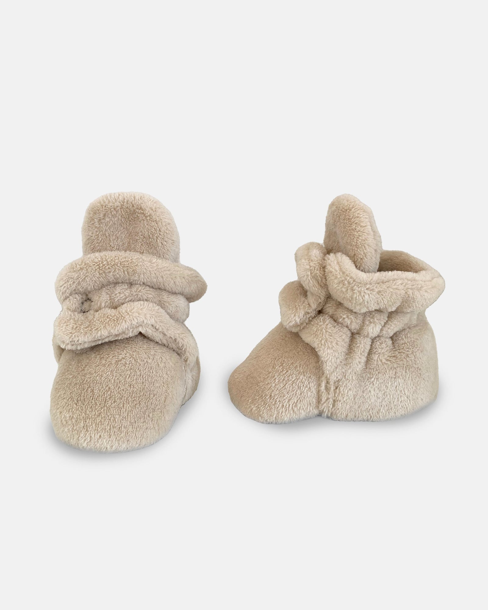 Baby Bootie Slippers - Plush | Sand