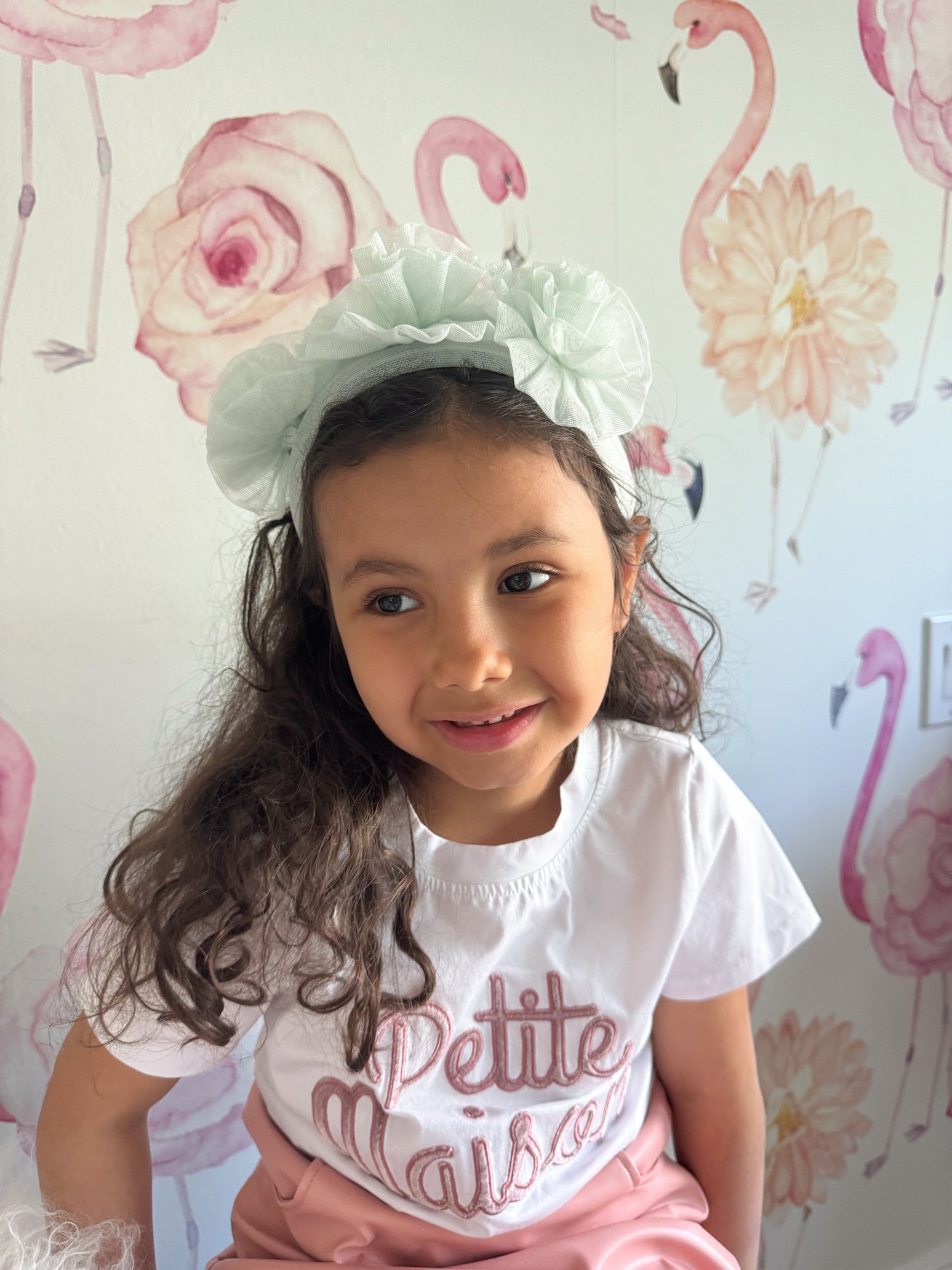 Girl | Francesca Tulle Headband | Mint