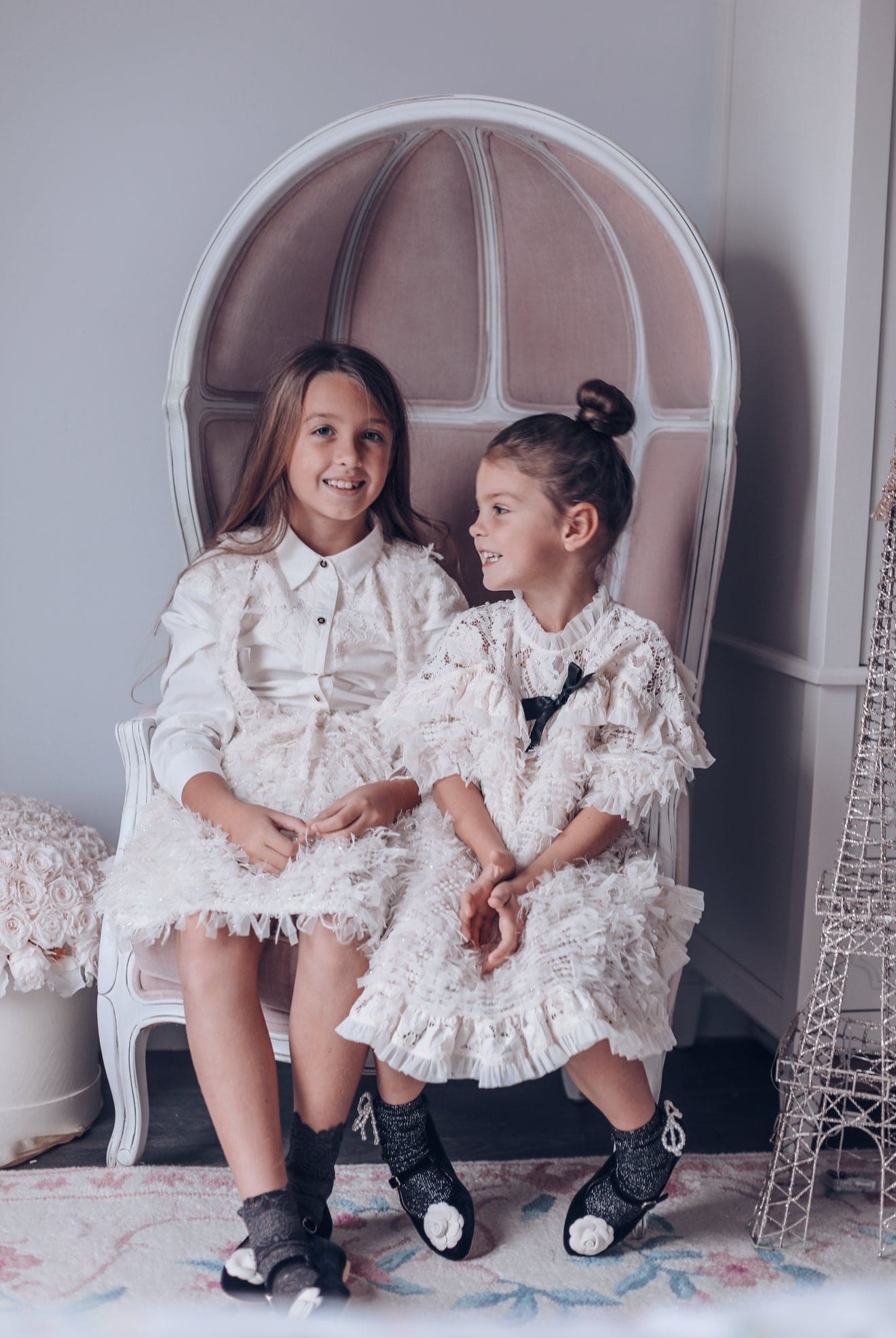 Ivanna Ivory Blouse and Skirt Set | Ivory