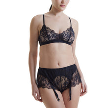 Eyelash Lace Bralette | Black