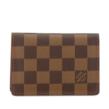 Louis Vuitton Pre-Owned Damier Ebene Card Holder | Women | Brown