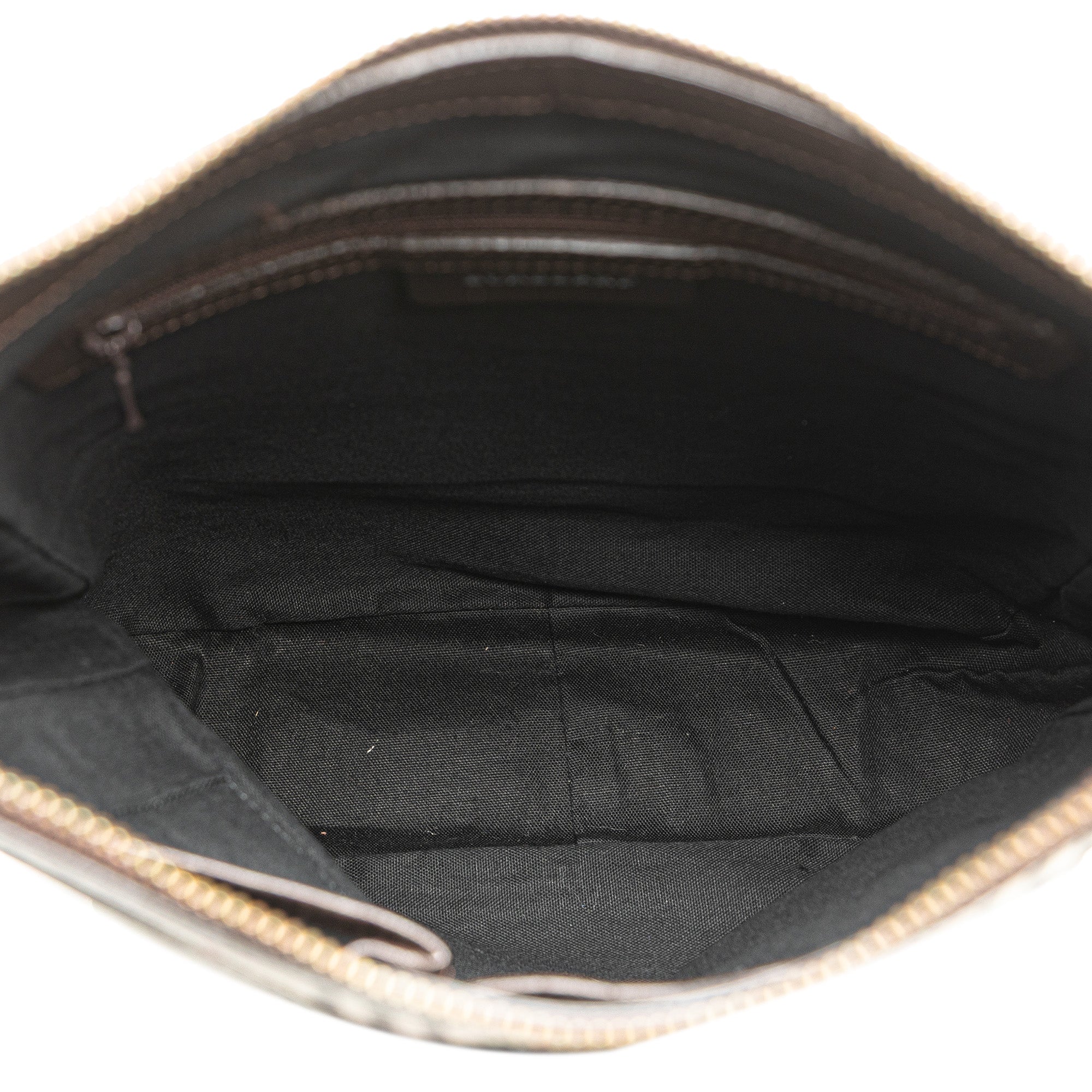 Burberry | Pre-Owned House Check Canvas Crossbody | Brown/Beige