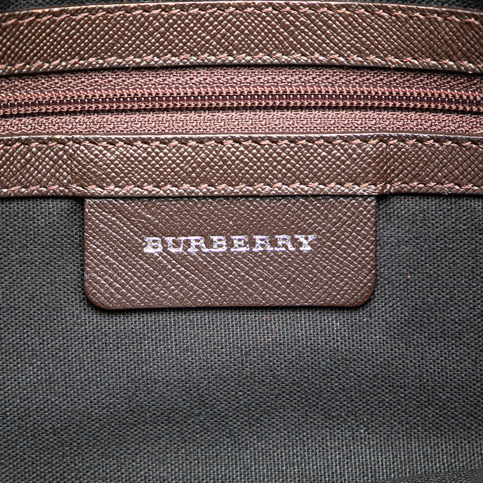 Burberry | Pre-Owned House Check Canvas Crossbody | Brown/Beige
