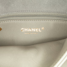 Chanel | Pre-Owned Quilted Shearling Chain Flap | Gray/Light Gray