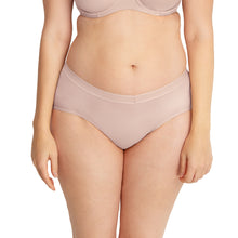 Mesh High Cut French Brief | Chai