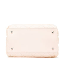 Chanel | Pre-Owned Mini Quilted Lambskin Chain Me Tote | Brown/Light Beige