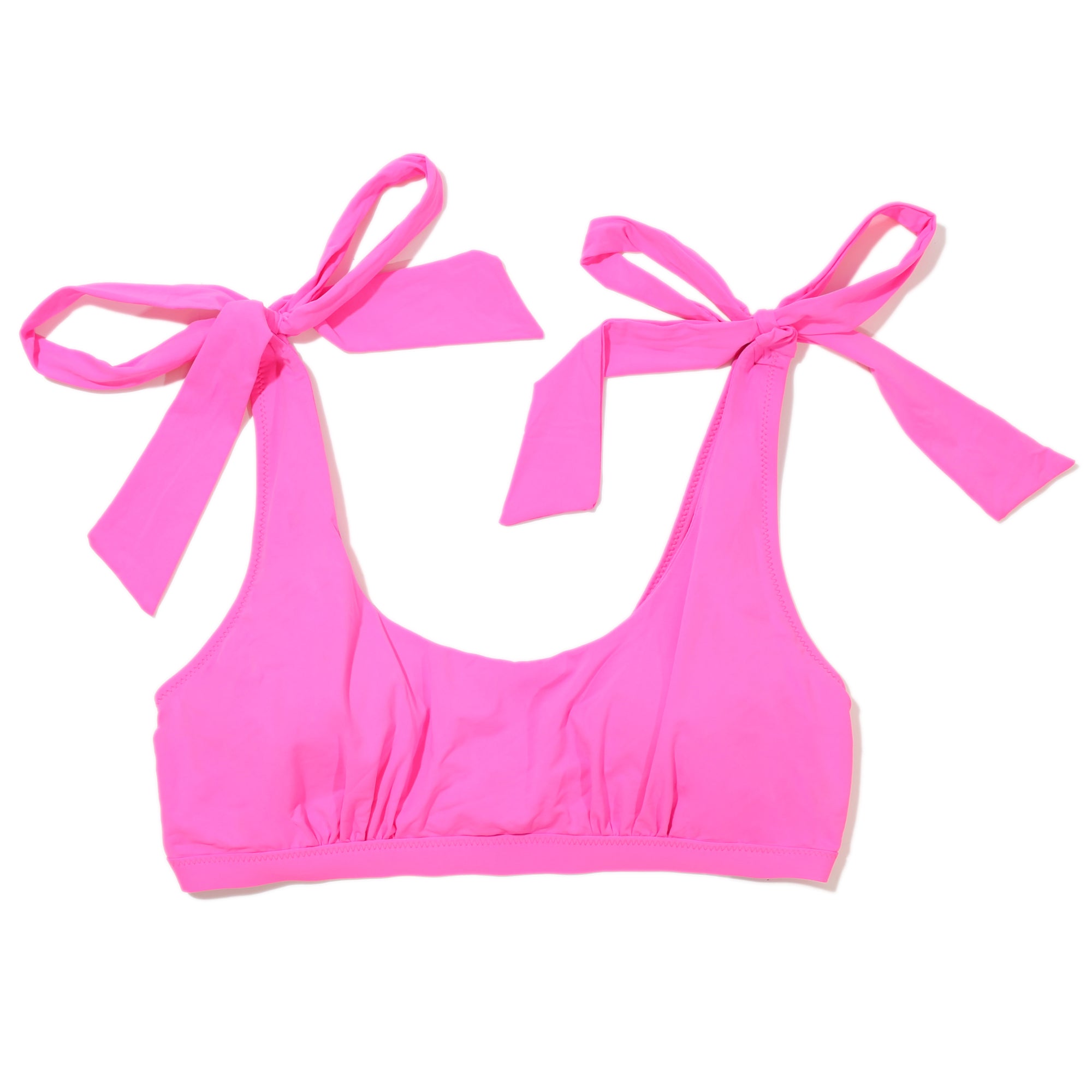 Swim Scoop Bikini Top | Unapologetic Pink