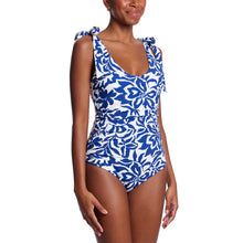 Swim Scoop One Piece | Poolside (Blue)