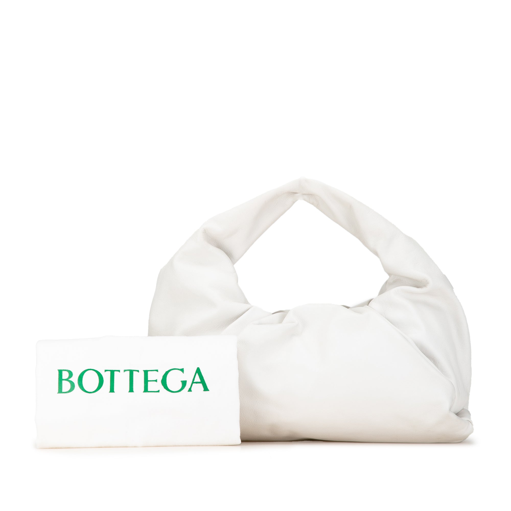 Bottega Veneta | Pre-Owned Lambskin The Shoulder Pouch - I | White