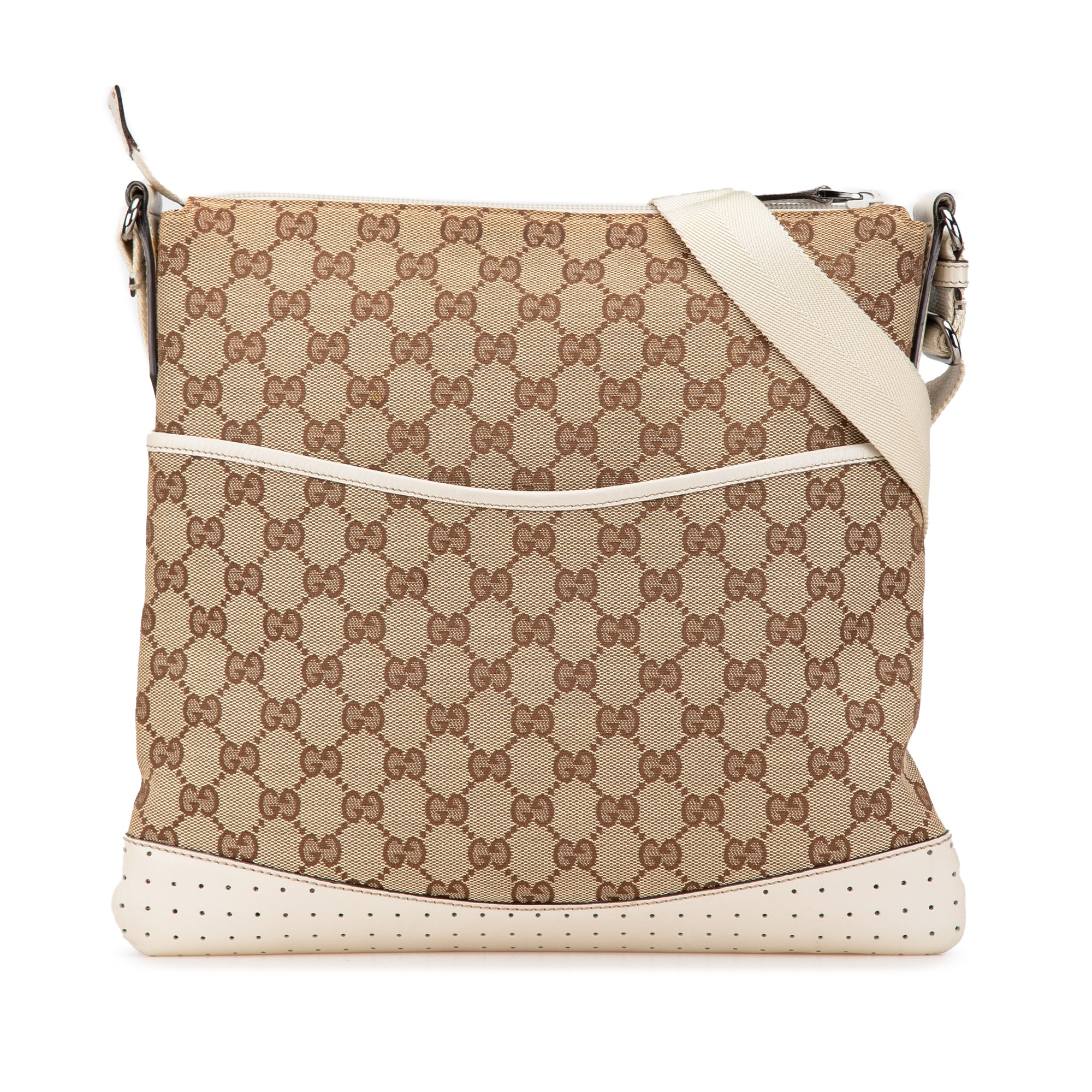 Gucci | Pre-Owned GG Canvas Crossbody | Brown/Beige