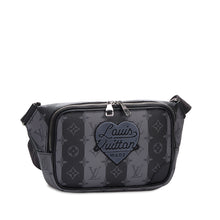 Louis Vuitton Pre-Owned Monogram Eclipse Stripes Modular Sling Bag | Women | Black