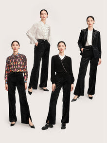 Wide-Leg Pants | Black