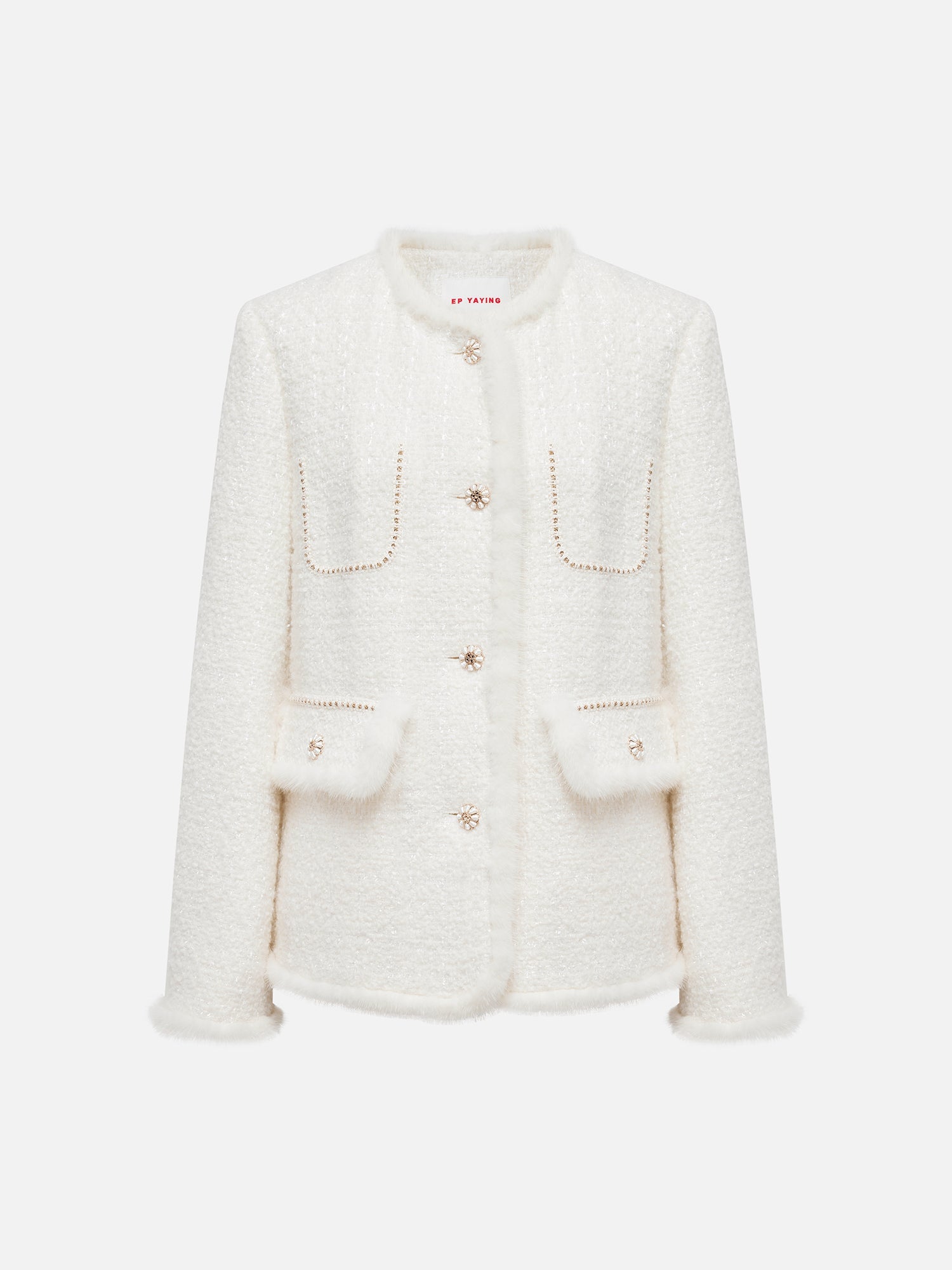 Parisian-Inspired Cotton Jacket | White