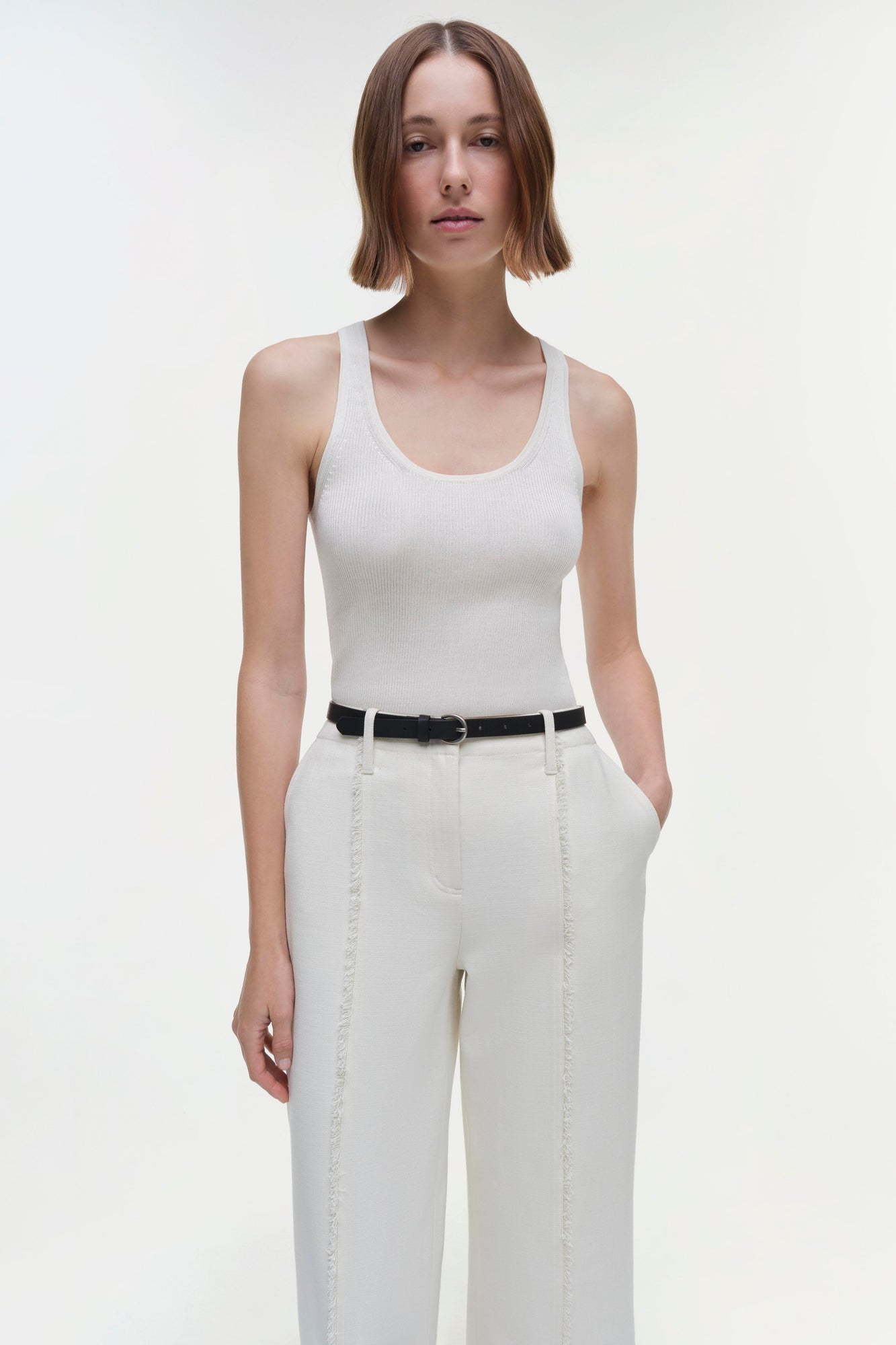 Womens | Kioni Tank | Ivory