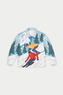 Ski Puffer Jacket | Blue