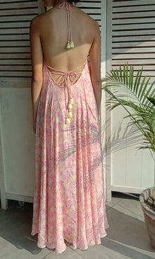 Rococo Sand | Faye Strappy Long Dress | Multicolor
