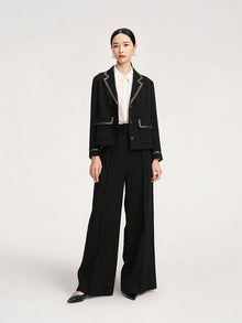 Wool Blazer | Black